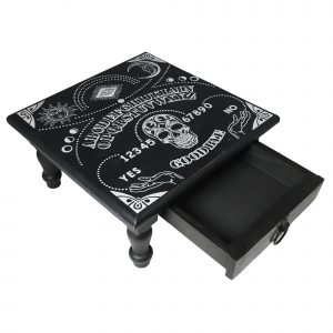 Wood Pendulum Dowsing table with drawer