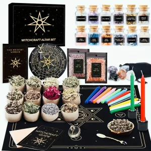 Witch's Altar Witchcraft Kit (65pcs